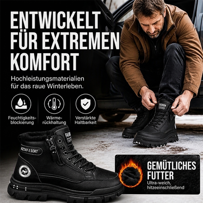 🚨Beeil dich!🚨 Warme Winterstiefel für Herren mit rutschfester Sohle und weichem Futter