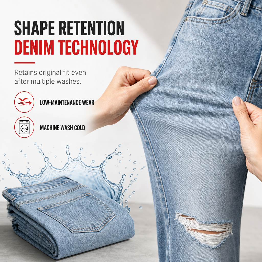 🔥50% Rabatt!🔥 Damen Jeans mit hohem Bund, ausgefranst und Wide-Leg
