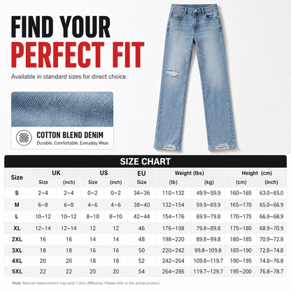🔥50% Rabatt!🔥 Damen Jeans mit hohem Bund, ausgefranst und Wide-Leg