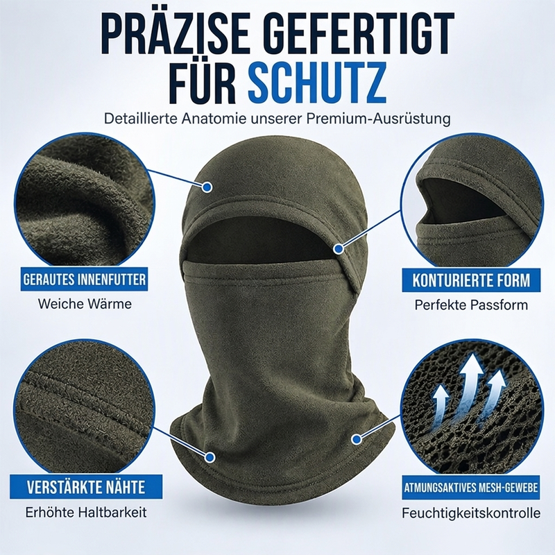 Winterwinddichte Wärmende Fahrrad-Balaclava