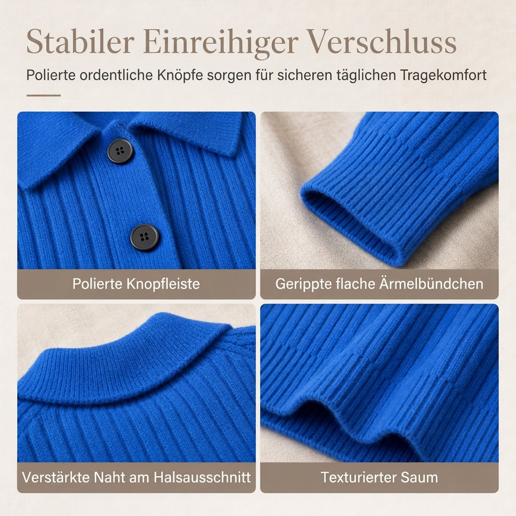 Freizeit-Strickjacke für Damen mit lockerer Passform
