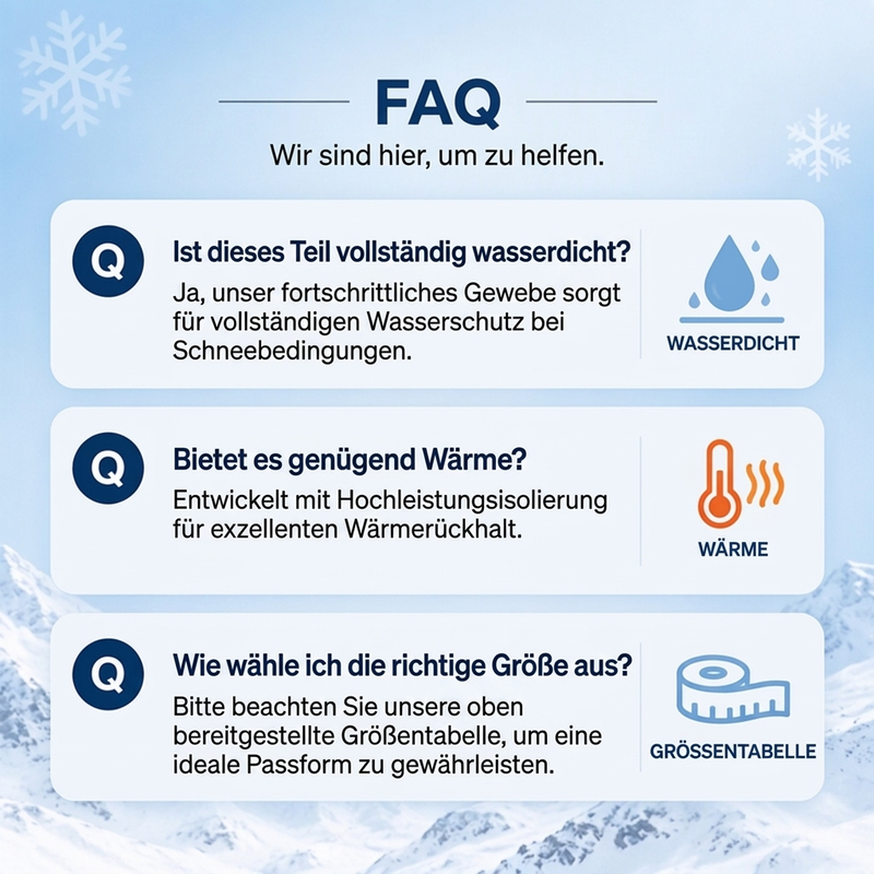 ❄️🎿 Wasser- & schneefeste Unisex-Skihose mit Hosenträgern | Kein nasser Po, kein Abrutschen – Warm & sicher auf der Piste ✨