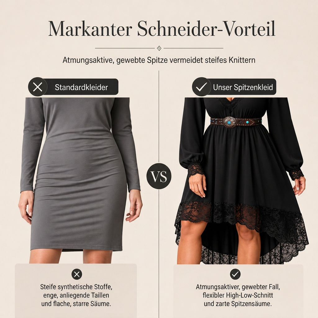 Klassisches Damenkleid für den Alltag