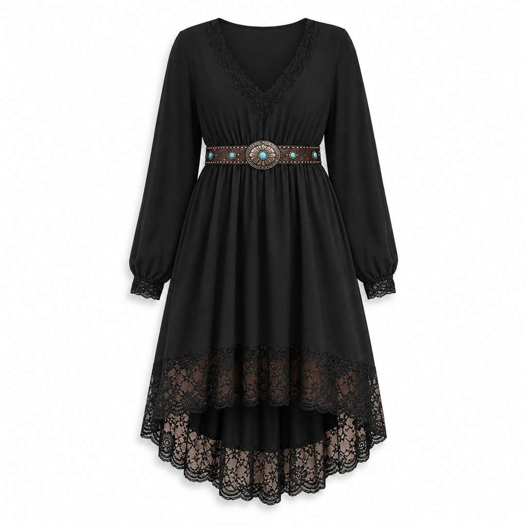 Klassisches Damenkleid für den Alltag
