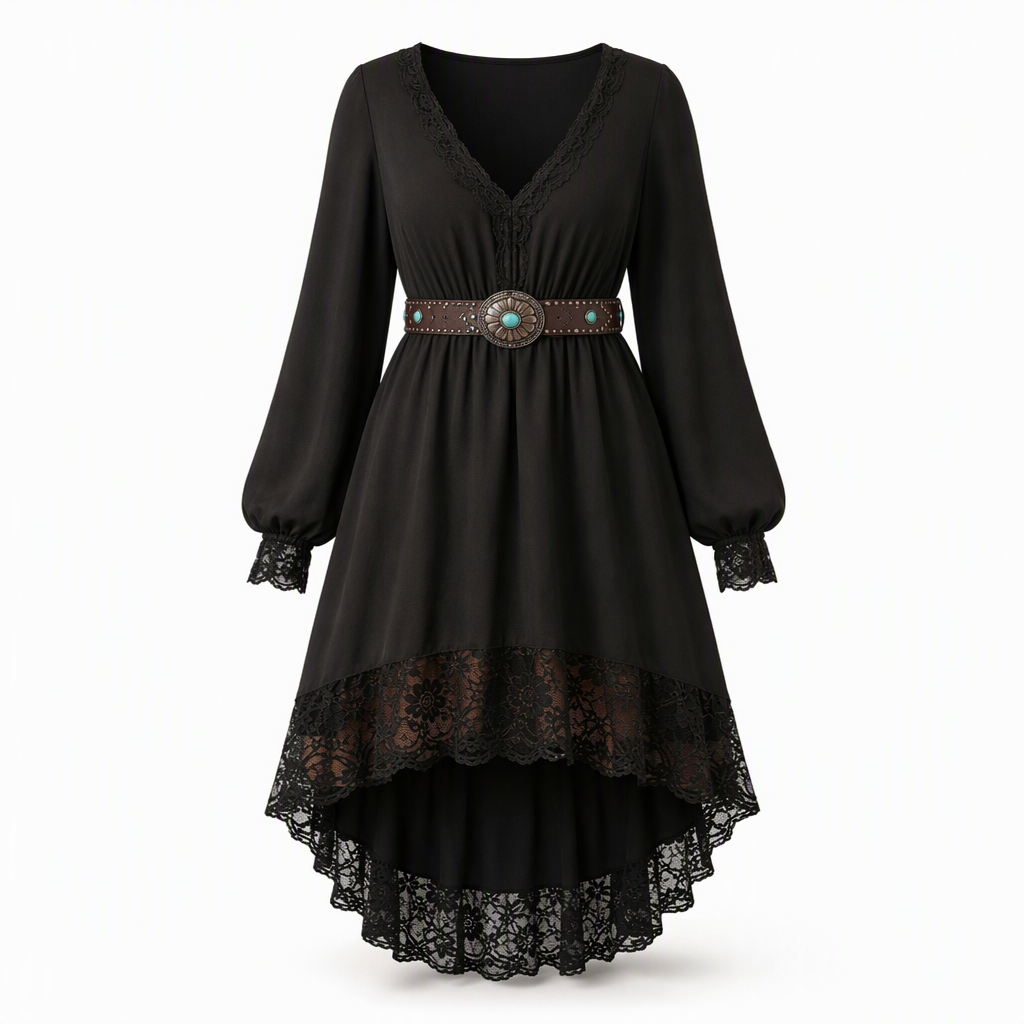 Klassisches Damenkleid für den Alltag