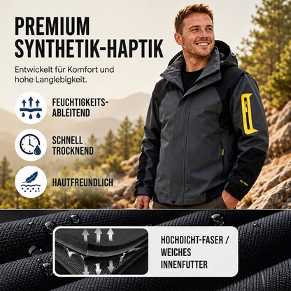 ⏰Beliebt und bald ausverkauft!⏰ Herren Farbblock-Winddichte Outdoor-Jacke