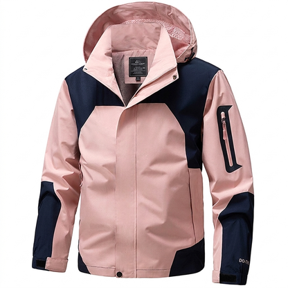⏰Beliebt und bald ausverkauft!⏰ Herren Farbblock-Winddichte Outdoor-Jacke