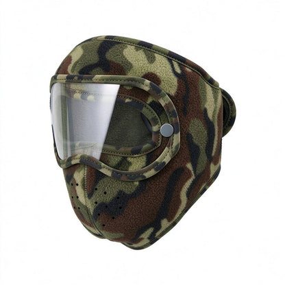 Winter Winddichte Warme Gesichtsmaske mit HD-Schutzbrille