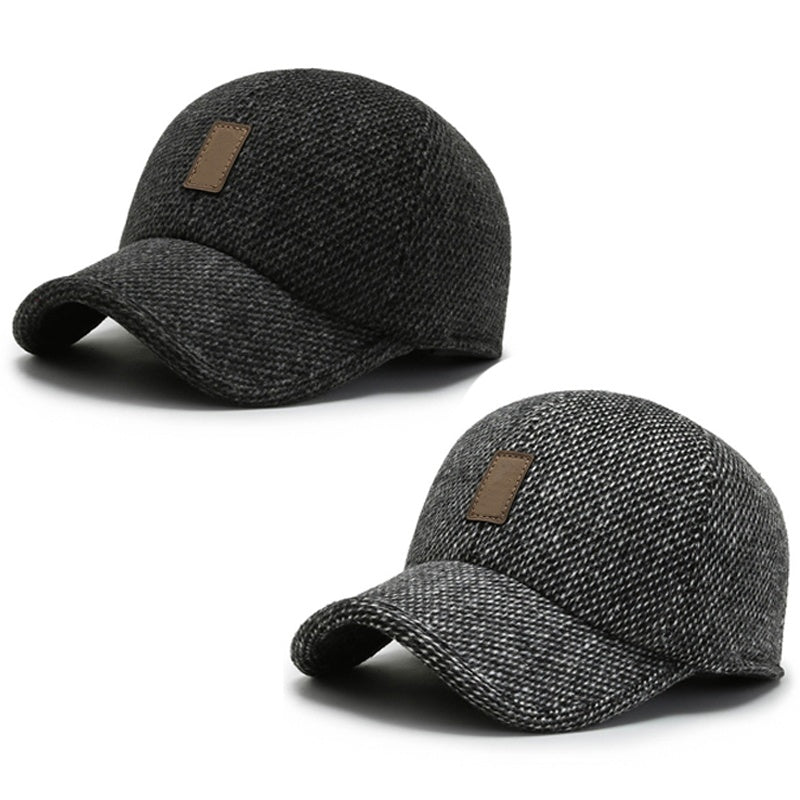 Warme Baseballkappe für Herren mit Ohrenklappen