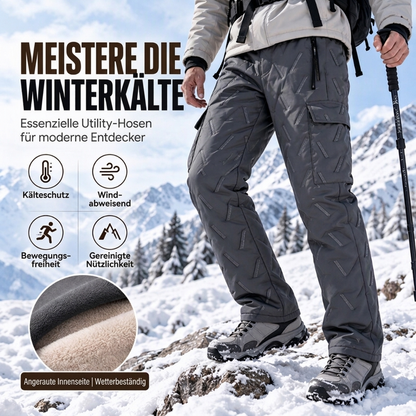 🛍️✨Herren Winter Cargohose mit Plüschfutter
