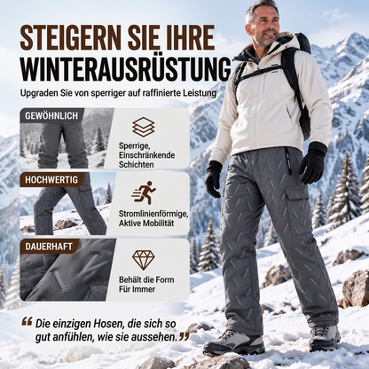 🛍️✨Herren Winter Cargohose mit Plüschfutter