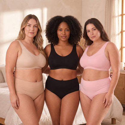 🩲 Damen Plus Size Menstruationsunterwäsche | Keine Seitenlecks, kein drückender Bund – Sicher, atmungsaktiv & bequem für die Periode ✨