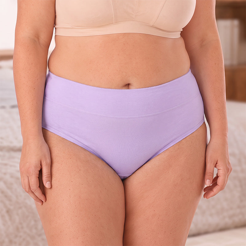 🩲 Damen Plus Size Menstruationsunterwäsche | Keine Seitenlecks, kein drückender Bund – Sicher, atmungsaktiv & bequem für die Periode ✨