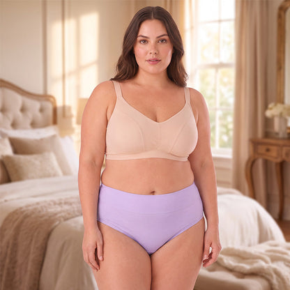 🩲 Damen Plus Size Menstruationsunterwäsche | Keine Seitenlecks, kein drückender Bund – Sicher, atmungsaktiv & bequem für die Periode ✨