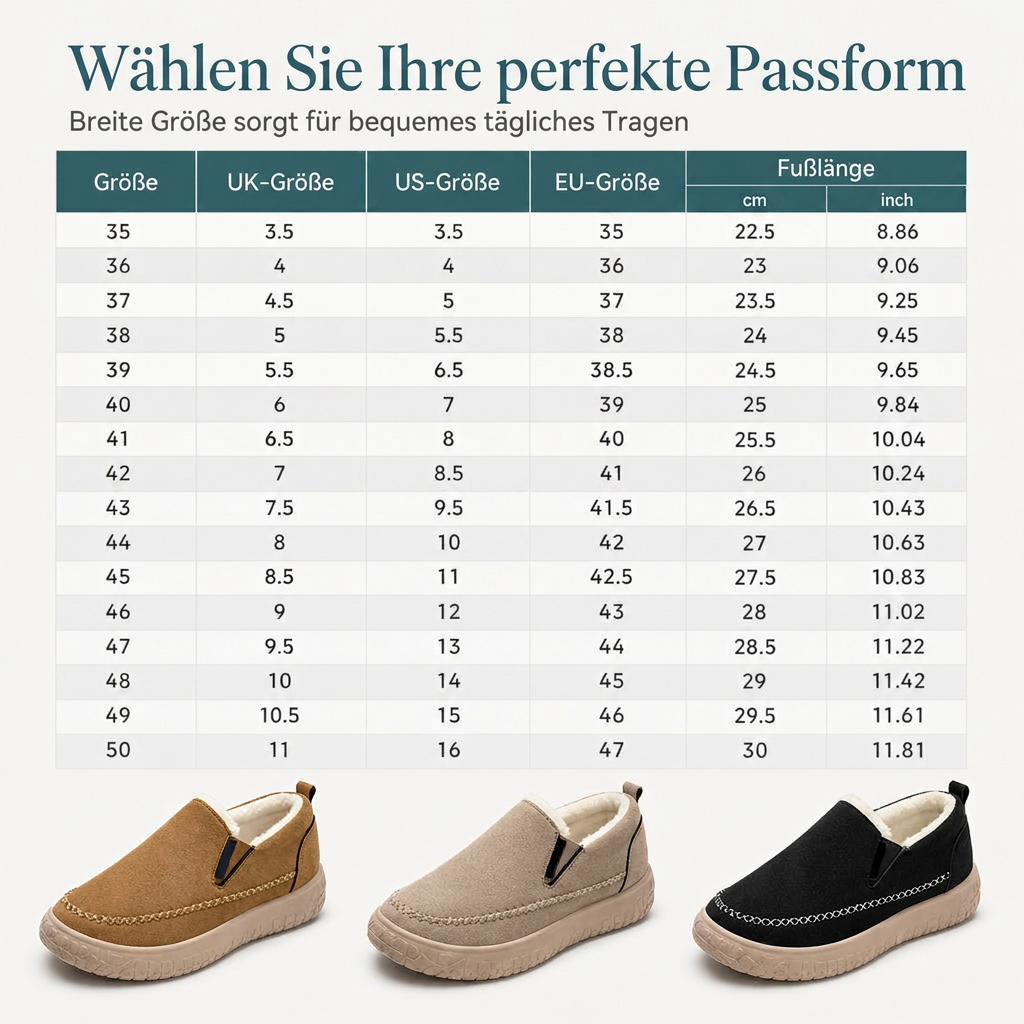 Damen Slip-On Winterstiefel aus Baumwolle – warm, bequem, rutschfest & weit geschnitten