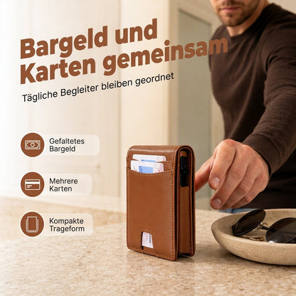 Schlankes minimalistisches Brieftasche für Herren mit RFID-Schutz