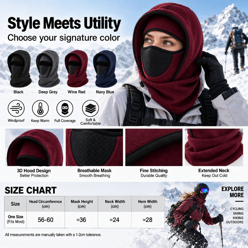 ❄️Winddichte wärmende Sturmhaube Gesichtsmaske