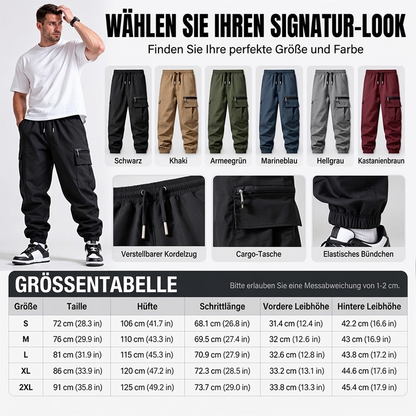 📢 Freizeit-Cargohosen für Herren mit mehreren Taschen