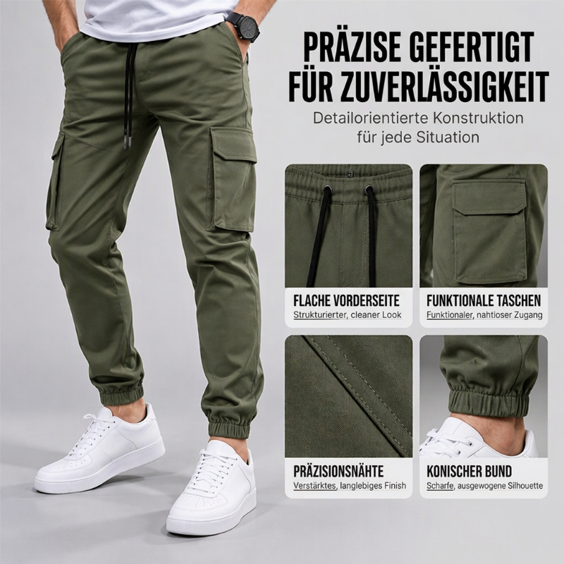 🎉✨Lässige Outdoor-Cargohosen für Herren mit Kordelzug