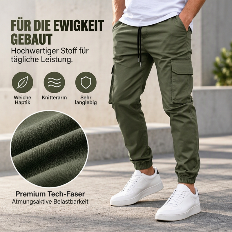 🎉✨Lässige Outdoor-Cargohosen für Herren mit Kordelzug