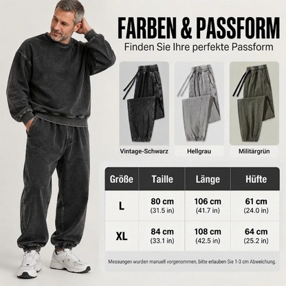 Lässige Herren-Freizeit-Sporthose – vorgewaschen, bequem & vielseitig
