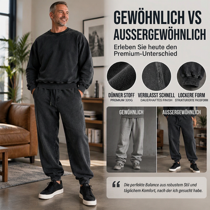 Lässige Herren-Freizeit-Sporthose – vorgewaschen, bequem & vielseitig
