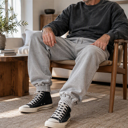 Lässige Herren-Freizeit-Sporthose – vorgewaschen, bequem & vielseitig
