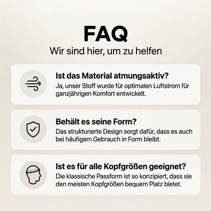 Warme Baseballkappe für Herren mit Ohrenklappen