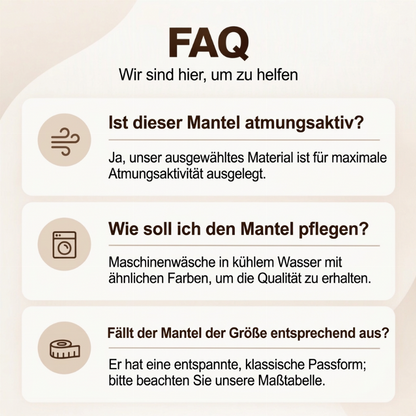 Damen-Doppelreiher Overcoat mit Reverskragen