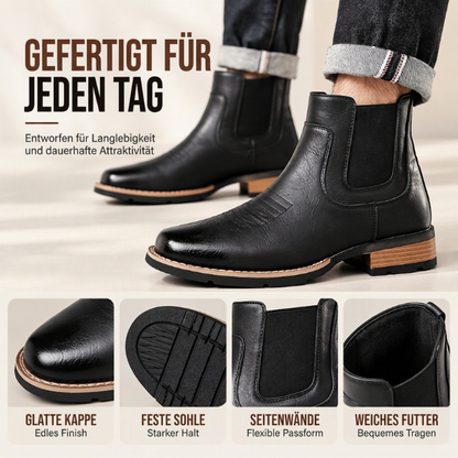 Vintage-Chelsea-Stiefel zum Hineinschlüpfen für Herren