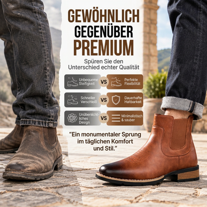 Vintage-Chelsea-Stiefel zum Hineinschlüpfen für Herren