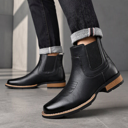 Vintage-Chelsea-Stiefel zum Hineinschlüpfen für Herren