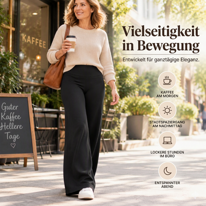 ✨Damen High-Waist Schlaghose mit Plüschfutter