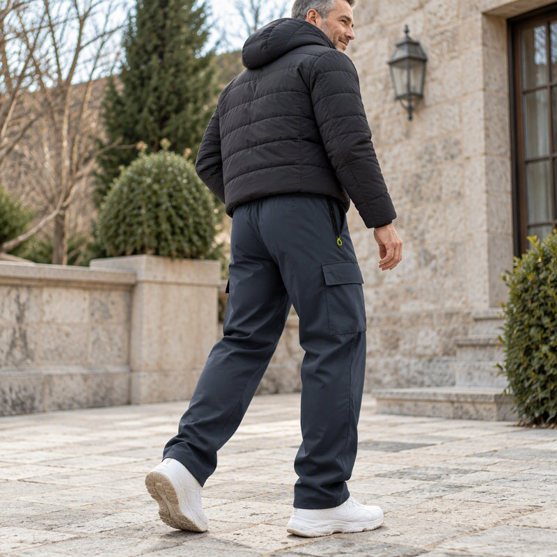 Herren Cargohose mit weichem Futter, wasserdicht
