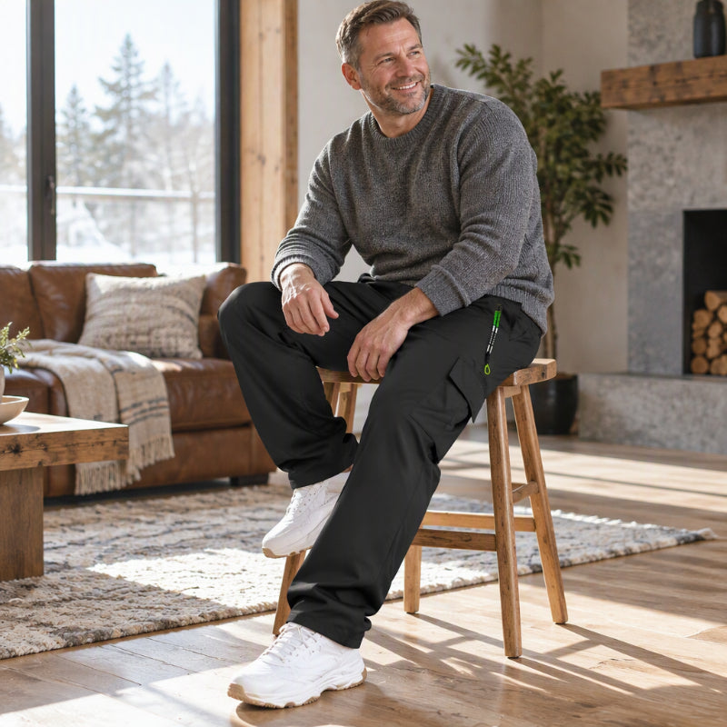 Herren Cargohose mit weichem Futter, wasserdicht