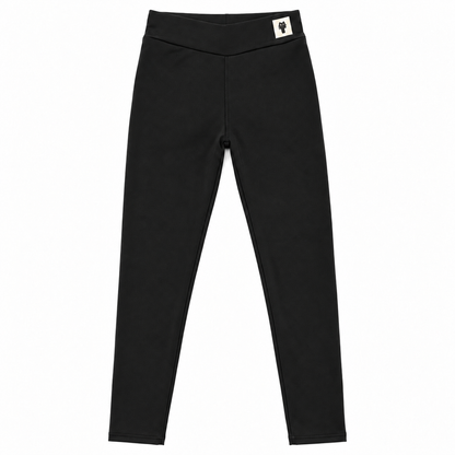 Damen Thermo-Leggings mit hoher Taille und Plüschfutter